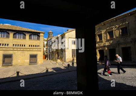 Antigua Carnicería alten s Metzgerei Populo quadratische Baeza Jaen Provinz Andalusien Spanien Stockfoto