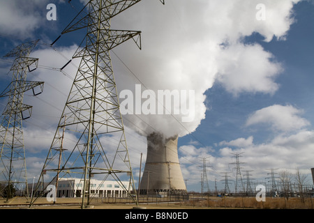 Oak Harbor Ohio Davis Besse NuclearPower Station östlich von Toledo Ohio Stockfoto