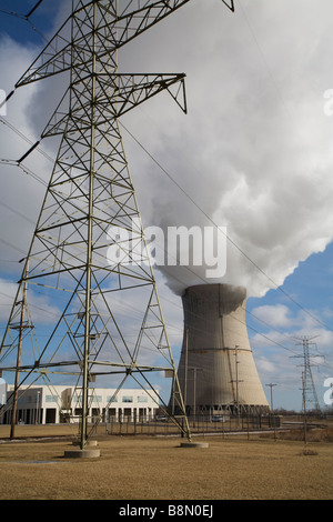 Oak Harbor Ohio Davis Besse NuclearPower Station östlich von Toledo Ohio Stockfoto