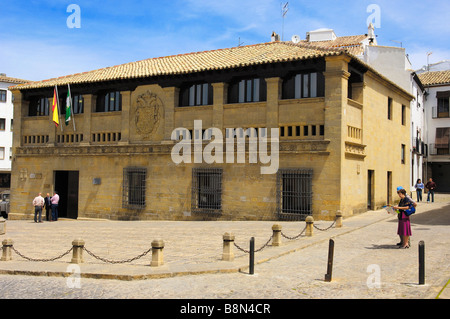 Antigua Carnicería alten s Metzgerei Populo quadratische Baeza Jaen Provinz Andalusien Spanien Stockfoto