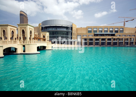 Dubai Mall und Souk Al Bahar, Dubai Stockfoto