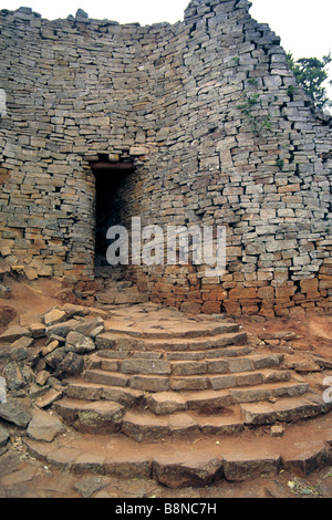 Ruinen von Groß-Simbabwe Stockfoto