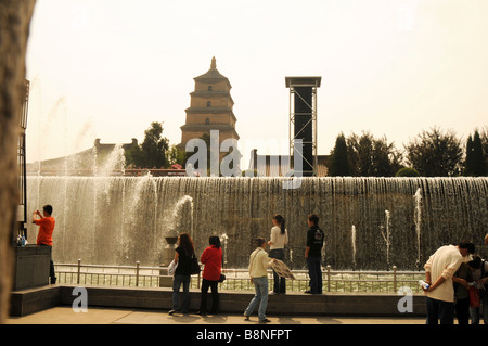 China-Xian-Shaanxi-große Wildgans-Pagode Stockfoto