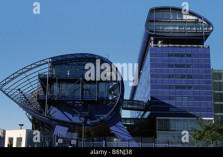 Marseille, Hôtel du Département des Bouches du Rhône, Sitz des lokalen Govt, Architekten Alsop & Störmer, Ostansicht. Stockfoto