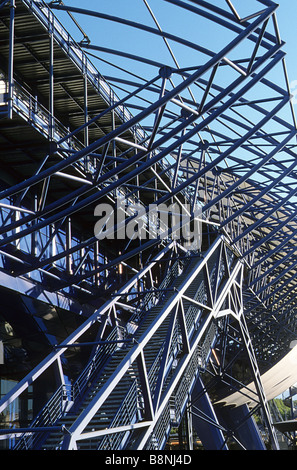 Marseille, Hôtel du Département des Bouches du Rhône, Sitz des lokalen Govt, Architekten Alsop & Störmer, Detail des South elevation Stockfoto