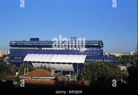 Marseille, Hôtel du Département des Bouches du Rhône, Sitz des lokalen Govt Architekten Alsop & Störmer, Ansicht von Süden. Stockfoto