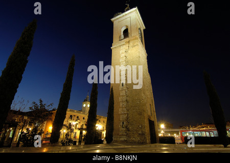 Santa Maria Turm S XV Alcalá de Henares Madrid Spanien Stockfoto