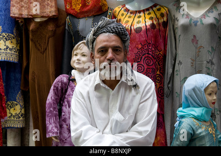Arab Street Händler, Dubai, Vereinigte Arabische Emirate Stockfoto
