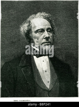 Herr Henry John Temple 3. Viscount Palmerston 1784 1865 britischer Staatsmann Premierminister Großbritannien Stockfoto