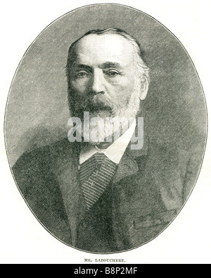 Herr Labouchere 1831 1912 englische Politiker Schriftsteller Verlag Stockfoto