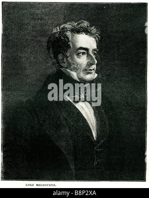 William Lamb 2nd Viscount Melbourne 1779 1848 britische Whig Staatsmann Stockfoto