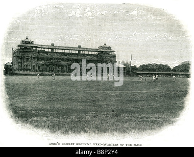 Lords Cricket Ground Hauptsitz M C C St Johns Wood London Stockfoto