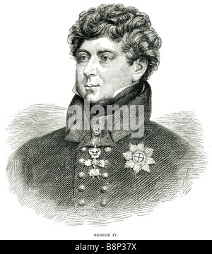 George iv Augustus Frederick 1762 1830 König von Hannover-Großbritannien-Großbritannien-Irland Stockfoto