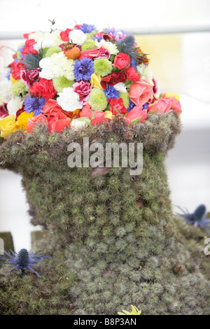 Der burry Mann bei der burry Mann Parade South Queensferry Schottland Stockfoto