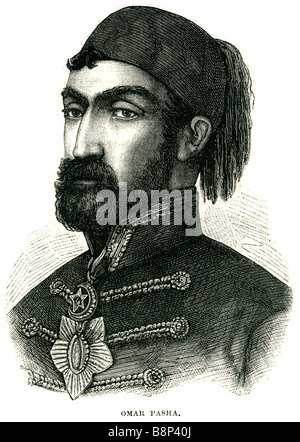 Omar Pascha Latas 1806 71 Ottoman allgemeine serbische Serbische Krajina Janja Gora Stockfoto