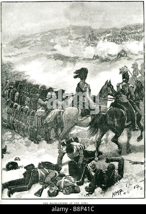 Highlanders der Schlacht an der Alma 1854 Krim Krieg Fluss anglo-französischen zwingen allgemeine St. Arnaud Lord Raglan General Menshikov's Stockfoto