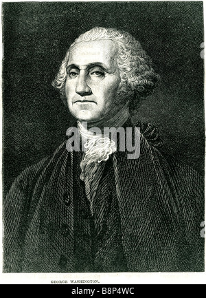 George Washington crossing Delaware kontinentale Armee amerikanische revolutionäre Krieg Präsident Vereinigte Staaten von Amerika Stockfoto