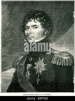 Bernadotte König Schweden Charles XIV III 26 Januar 1763 – 8 März 1844 John Jean-Baptiste Jean-Baptiste Stockfoto