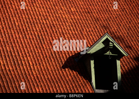 Estland, Tallinn, Altstadt, Raekoja Plats, Dach aus nächster Nähe Stockfoto