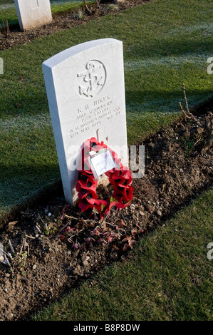 Den zweiten Weltkrieg Commonwealth Cimitery in Udine Stockfoto