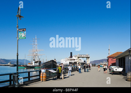 Maritime Museum am Hyde Street Pier, San Francisco, Kalifornien, USA Stockfoto