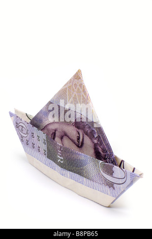 £20 Boot - Portrait Stockfoto