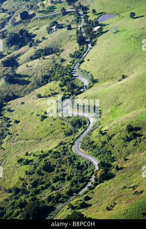 kurvenreiche Straße Stockfoto