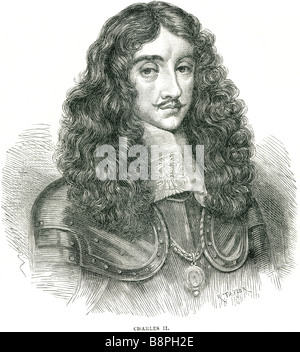 Charles II Vater König Charles ich am 30. Januar 1649, auf dem Höhepunkt des englischen Bürgerkriegs in Whitehall hingerichtet wurde. Die deu Stockfoto