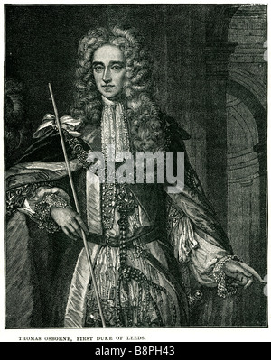 Thomas Osborne, 1. Duke of Leeds (20. Februar 1631 - 26. Juli 1712), englischer Staatsmann, häufig auch von seinen früheren Titel bekannt Stockfoto