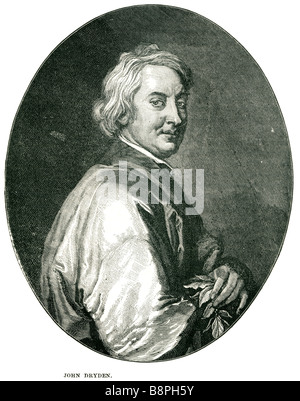 John Dryden (19 August [O.S 9 August] 1631 – 12. Mai [O.S 1 Mai] 1700) war ein einflussreicher englischer Dichter, Literaturkritiker, Transl Stockfoto