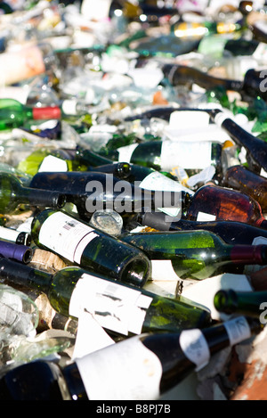 Glasflaschen, full-frame Stockfoto