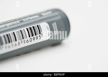 Barcode auf marker Stockfoto