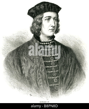 Edward IV 1442 1483 König von England militärischer Befehlshaber Stockfoto