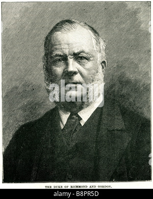 Charles Henry Gordon Lennox 6. Duke of Richmond 1818 1903 britischer Politiker Stockfoto
