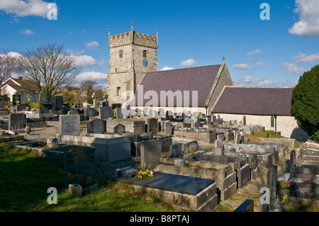 Pfarrkirche St Bride Major in das Vale of Glamorgan-Süd-Wales Stockfoto