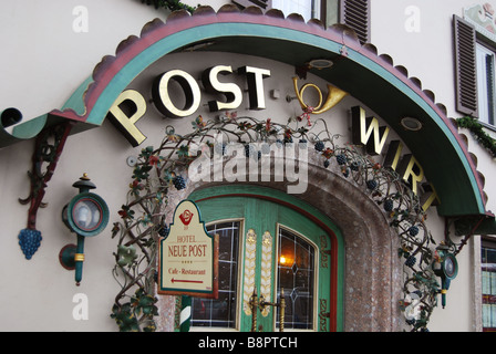 Gasthof Neue Post Familienrestaurant Mayrhofen Tirol Österreich Stockfoto