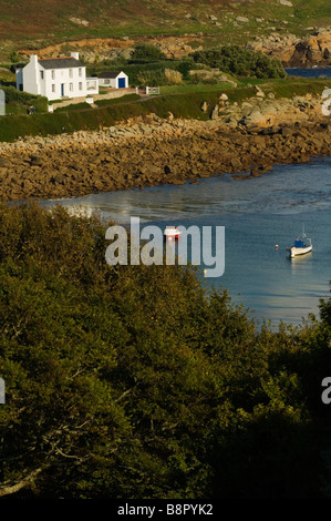 Altstadt Bay. St Mary's. Isles of Scilly. Cornwall. England. Großbritannien Stockfoto