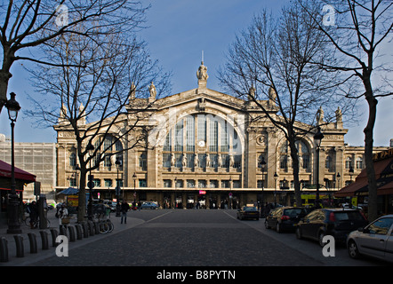 Bahnhof Gare du Nord, Paris Stockfoto