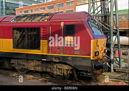 EWS (englischen, walisischen und schottischen) Klasse 67 Diesellok in London Kings Cross Railway Station Stockfoto