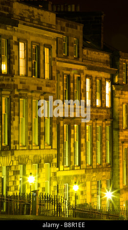 Schottland Edinburgh New Town typische georgische Architektur der Gebäude im Bereich Neustadt gefunden Stockfoto