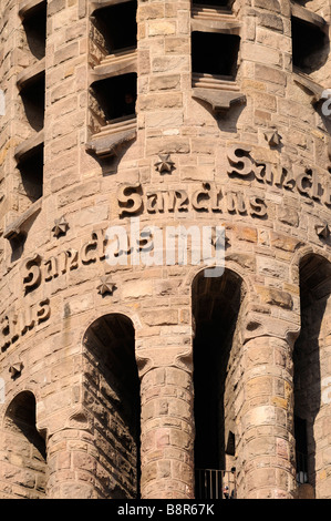 Detail des Turms. Temple Expiatori De La Sagrada Família aka "Sagrada Familia". Barcelona. Spanien Stockfoto