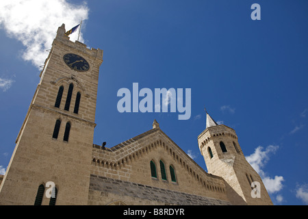 Parlamentsgebäude von Barbados, befindet sich an der Spitze der Broad Street, Bridgetown, "St. Michael" Stockfoto