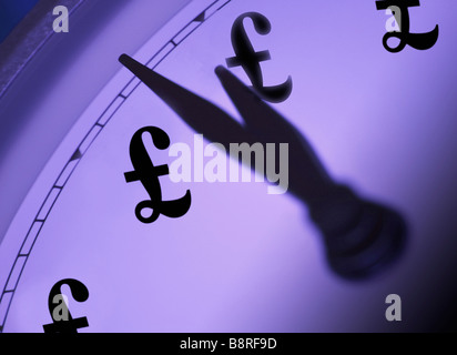 Zeit und Geld-Konzept Stockfoto