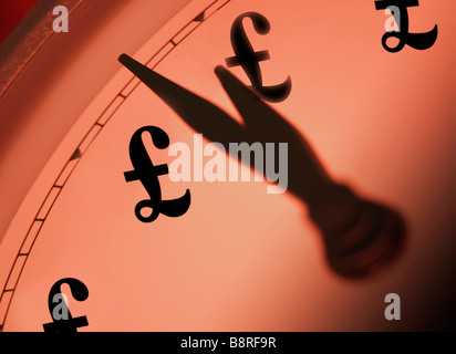 Zeit und Geld-Konzept Stockfoto