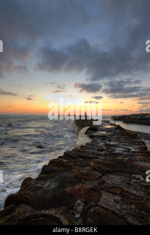 Pittenweem Sonnenuntergang Stockfoto