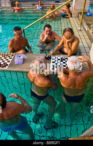 Szechenyi Bad Budapest Spa, Ungarn Stockfoto