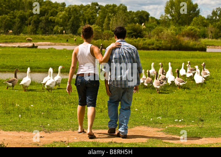 Estancia Ranch außerhalb von Buenos Aires, Argentinien Stockfoto