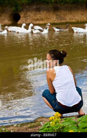 Estancia Ranch Außerhalb von Buenos Aires Argentinavr Stockfoto