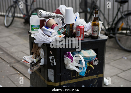 Überlauf verschließbaren in London Stockfoto