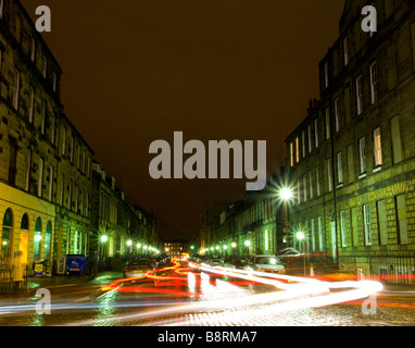 Schottland Edinburgh Northumberland Street Verkehr in Northumberland Street Stockfoto